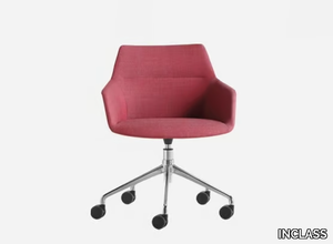 DUNAS XS - Height-adjustable fabric office chair with castors _ INCLASS