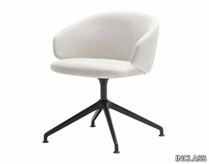 BINAR 60 - Swivel trestle-based fabric office chair _ INCLASS