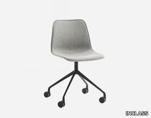 VARYA TAPIZ - Trestle-based fabric office chair with castors _ INCLASS