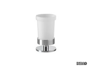 TOUCH - Satin glass toothbrush holder _ INDA®