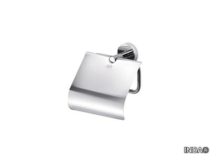 GEALUNA - Metal toilet roll holder with cover _ INDA®