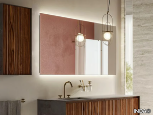 PARENZO - Bathroom mirror with integrated lighting _ INDA®