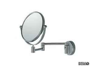 AV058C-D - Wall-mounted round shaving mirror _ INDA®