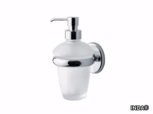 COLORELLA - Wall-mounted glass Bathroom soap dispenser _ INDA®