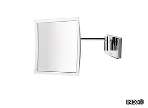 AV058F - Wall-mounted square shaving mirror _ INDA®