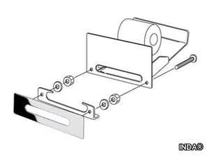 A04270 - Metal Toilet roll holder _ INDA®