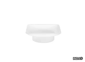 DIVO - Countertop satin glass soap dish _ INDA®