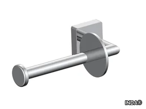 FORUM QUADRA - Brass toilet roll holder _ INDA®