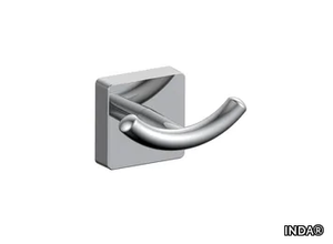 FORUM QUADRA - Double brass robe hook _ INDA®