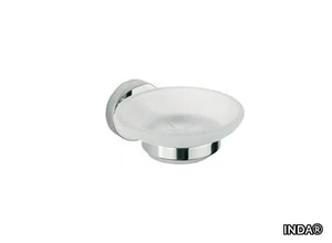 FORUM - Wall-mounted satin glass soap dish _ INDA®