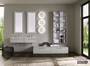 PROGETTO - Composition 6 - Sectional bathroom cabinet _ INDA®