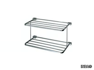 LOGIC - Metal bathroom wall shelf _ INDA®