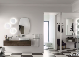 PERFETTO - Composition 1 - Bathroom cabinet / vanity unit _ INDA®