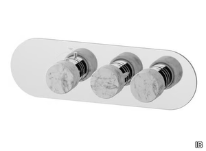 AQUA - 2 WAYS EUA222MR - Thermostatic 3 hole marble shower mixer _ IB