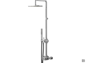 BOLD B1800 - Thermostatic wall-mounted shower panel with hand shower _ IB