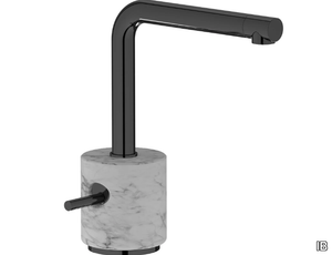 MARMO ELLE MM200 - Countertop single handle marble washbasin mixer _ IB