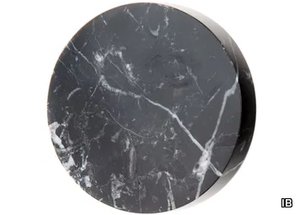 MARMO MR008_2 - Nero Marquina marble robe hook _ IB