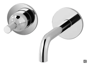 BATLÒ EBI406 - Single handle wall-mounted washbasin mixer _ IB