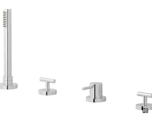 LOVE ME LM397 - 4 hole deck mounted bathtub tap with hand shower _ IB