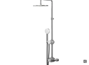 REFLEX RX800 - Thermostatic wall-mounted shower panel with hand shower _ IB