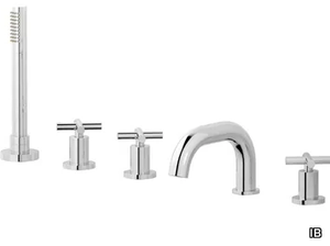 WOW WO396 - Recessed deck mounted bathtub tap with hand shower _ IB