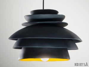 BLACK ARGIALDI - LED handmade ceramic pendant lamp _ ICI ET LÀ