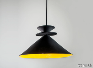 BLACK GAUARGI - LED handmade ceramic pendant lamp _ ICI ET LÀ