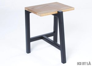 SIT - Oak coffee table / stool _ ICI ET LÀ