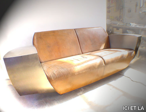 EASY ONE - 2 seater leather sofa _ ICI ET LÀ