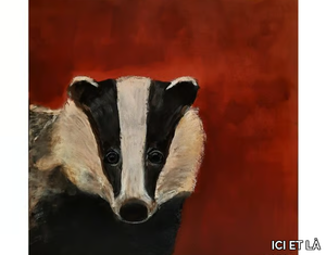 BADGER - Contemporary style Painting _ ICI ET LÀ