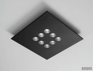 CONFORT - LED aluminium ceiling lamp _ ICONE