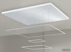 CORNICE - LED aluminium pendant lamp _ ICONE