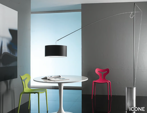 GRU - LED fabric and metal floor lamp _ ICONE