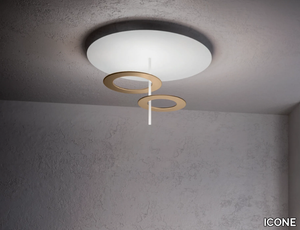 HULA HOOP - LED dimmable aluminium ceiling lamp _ ICONE