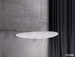 SCUDO - LED aluminium pendant lamp _ ICONE