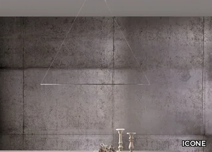 Spillo 100 - LED brass pendant lamp _ ICONE