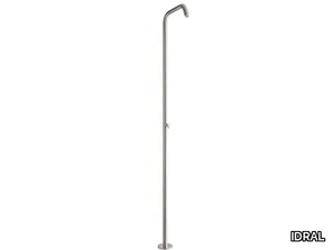 INOX M84DX-00000 - Floor standing stainless steel shower panel _ IDRAL