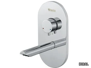 700.B3/1 - Wall-mounted chromed brass washbasin mixer _ IDRAL