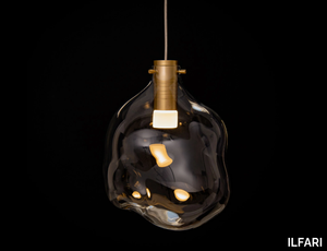 CELESTE H1 GRANDE - LED blown glass pendant lamp _ ILFARI