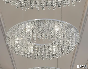 SKY CYCLES ROUND H12 - Pendant lamp with crystals _ ILFARI