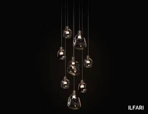 CELESTE H8 - LED blown glass pendant lamp _ ILFARI