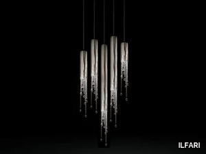 SEXY CRYSTALS H5 - Metal pendant lamp with crystals _ ILFARI