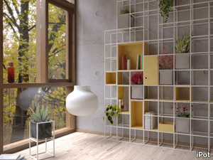 IPOT AD HOC LIVING - Sectional aluminium bookcase _ iPot