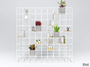 IPOT 9X9 - Sectional aluminium bookcase _ iPot