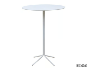 MIKONOS - Round galvanized steel garden table _ ISIMAR