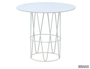 LAGARTO - Round steel garden table _ ISIMAR