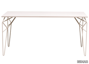 MITJORN - Rectangular steel garden table _ ISIMAR