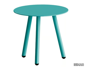 CORSICA - Round steel garden table _ ISIMAR