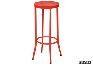 PUERTO - High steel garden stool _ ISIMAR