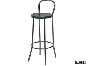 PUERTO - High garden stool with back _ ISIMAR